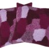 Pack of 2 Giovanni Fuchsia Purple Cushion Cover Made In Europe
