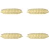 Pack of 4 Dandi Mustard Yellow & White Rectangle Cushion Covers
