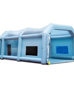 VEVOR Inflatable Paint Booth, 10x6x4m Inflatable Spray Booth, High Powerful 950W+1100W Blowers Spray Booth Tent, Car Paint Tent Air Filter System for