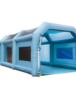 VEVOR Inflatable Paint Booth, 8.5x4.8x3.3m Inflatable Spray Booth, High Powerful 750W+950W Blowers Spray Booth Tent, Car Paint Tent Air Filter System