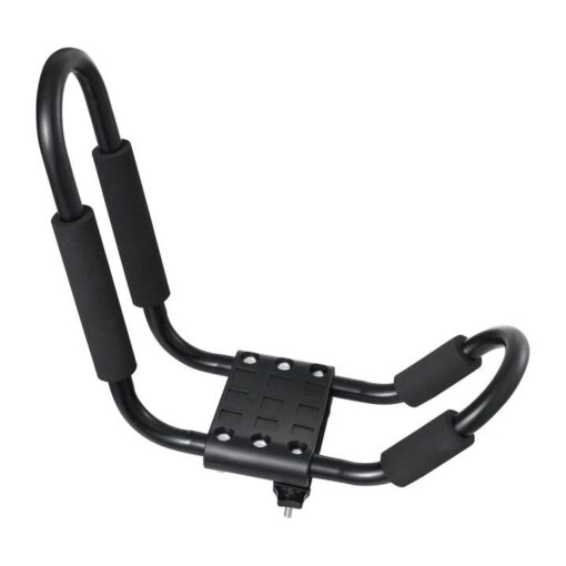 VEVOR Kayak Roof Rack 2 Pairs J-Bar, Soft Roof Rack, Top Mount Tie Down, Carrier for kayak, Surf Board, Canoe, SUP, Ski Board, Mount on Car, SUV, Truc