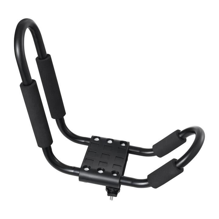 VEVOR Kayak Roof Rack 2 Pairs J-Bar, Soft Roof Rack, Top Mount Tie Down, Carrier for kayak, Surf Board, Canoe, SUP, Ski Board, Mount on Car, SUV, Truc