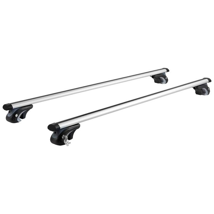 VEVOR Roof Rack Cross Bars, Aluminum Roof Rack Crossbars, Fit Raised Side Rail with Gap, 90 kg Load Capacity, Adjustable Crossbars with Locks, for SUV