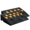 VEVOR Rubber Curb Ramp 2 Pack, 12.7 cm Rise Height Heavy-Duty 15 tons Load Capacity Threshold Ramps, Driveway Ramps with Stable Grid Structure for Car