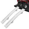VEVOR Steel Ramps, 1000 lbs, 2Pcs Heavy-duty Ramps with Wider Ramp Surface, Universal Stable Loading Ramp with Handles, Fit for ATV, UTV, Motorcycle,