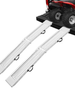 VEVOR Steel Ramps, 1000 lbs, 2Pcs Heavy-duty Ramps with Wider Ramp Surface, Universal Stable Loading Ramp with Handles, Fit for ATV, UTV, Motorcycle,