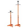 VEVOR Underhoist Support Stand, 3/4 Ton Capacity Under Hoist Jack Stand, Lifting from 38.4 to 75.4 in, Bearing Mounted Spin Handle, Self-Locking Threa