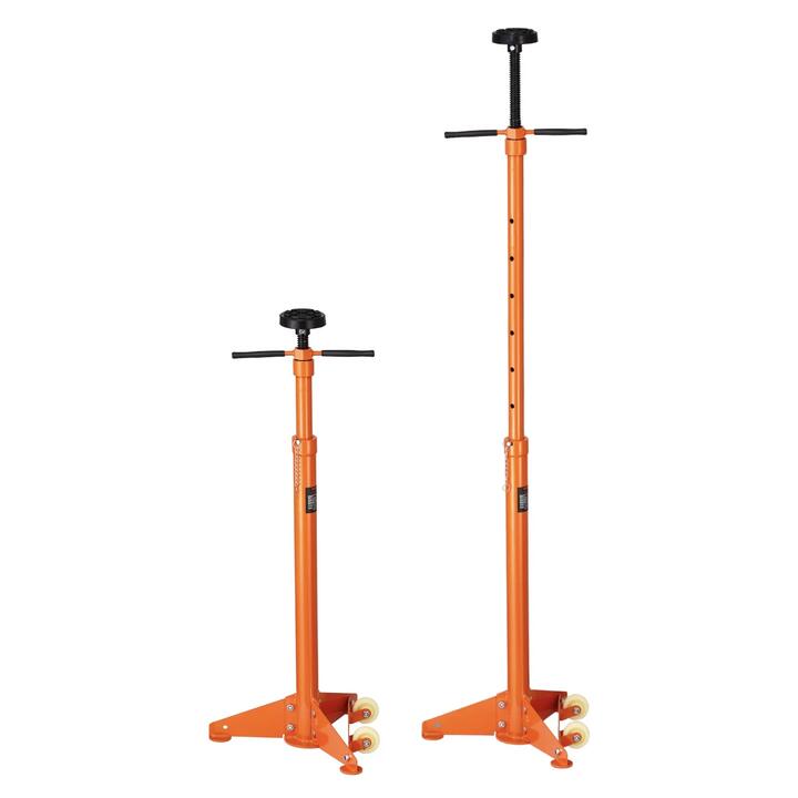 VEVOR Underhoist Support Stand, 3/4 Ton Capacity Under Hoist Jack Stand, Lifting from 38.4 to 75.4 in, Bearing Mounted Spin Handle, Self-Locking Threa