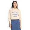 Women's Brushed Back Crewneck Sweatshirt Beige