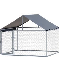 i.Pet Dog Kennel Large House XL Pet Run Cage Puppy Outdoor Enclosure With Roof