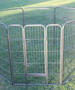 100 cm Heavy Duty Pet Dog Cat Puppy Rabbit Exercise Playpen Fence