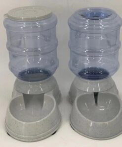 11 L Gravity Pet Dog Cat Guinea Pig Water and Food Feeder Bowl Dispenser