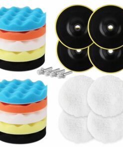 11Pcs 6" Buffing Waxing Polishing Pads Sponge Pad Set For Car Polisher Drill