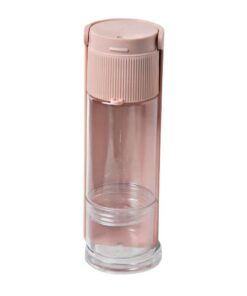 12x Ribbed Portable Pet Bottle in Pink
