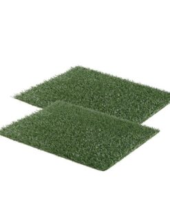 2 Grass Mat 63.5cm x 38cm for Pet Dog Potty Tray Training Toilet