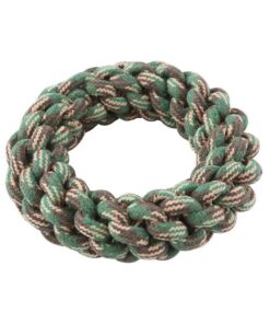 2 x Dog Toy Cotton Rope Braided Ring Pet Toy Chew Rope Play Dental