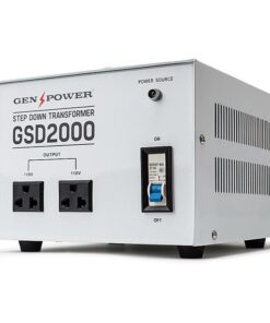 2000W GENPOWER Step Down Transformer 240V-110V Stepdown Voltage Converter AU-US