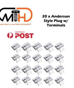 20x Anderson Style Plug connector 50AMP Caravan Trailer Solar 6AWG GREY