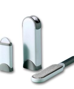 3 in 1 Furs Brusher Pet Hair Lint Remover Brush Self-cleaning Base