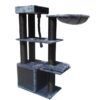 33kg 160 cm XL Multi Level 14cm Thick Cat Scratching Post Tree Scratcher Pole- Grey