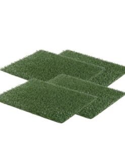4 Grass Mat 63.5cm x 38cm for Pet Dog Potty Tray Training Toilet
