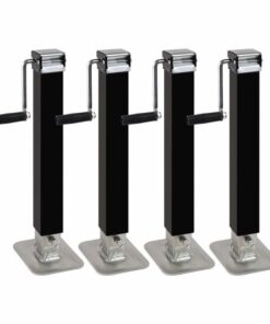 4x Trailer Caravan Canopy Jack Leg Stand Heavy Duty 3175KG 7000lbs Side Handle