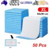 50pcs Pet Training Pads Puppy Toilet Dog Pee Indoor 60x90cm Super Absorbent