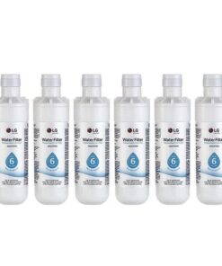 6-Pack LT1000P ADQ747935 Water Filter Replacement for LG Fridge