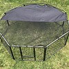 60 cm Heavy Duty Pet Dog Puppy Cat Rabbit Exercise Playpen Fence With Cover
