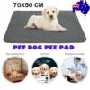 70X50cm Washable Pet Dog Pee Pad Reusable Cat Puppy Training Wee Absorbent Mat Pads Bed