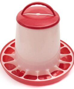 9Kg Automatic Chicken Feeder - Plastic Poultry Chook Hen Feeding Seed Bucket