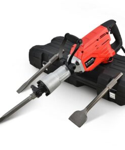 BAUMR-AG 2300W Pro-Grade Electric Demolition Jackhammer, with 2 Bonus Chisels, Carry Case