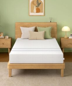 BedStory Double Memory Foam Mattress 25cm Cooling Gel Foam Mattress in a Box Medium Feel