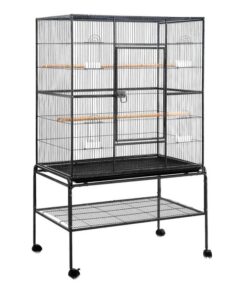 Bird Cage Large Cages 160cm Parrot Aviary Stand-Alone Budgie Wheels Castor