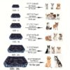 Blue Pet Dog Bed Sofa Mat for All Sizes