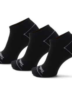 Bowden 3-Pack Full Cushion No-Show Sock Black