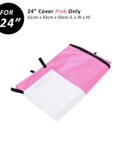 Cage Cover Enclosure for Wire Dog Cage Crate 24in PINK