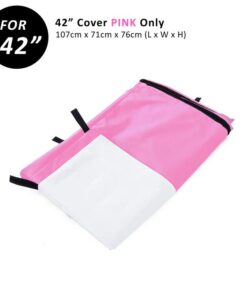 Cage Cover Enclosure for Wire Dog Cage Crate 42in PINK