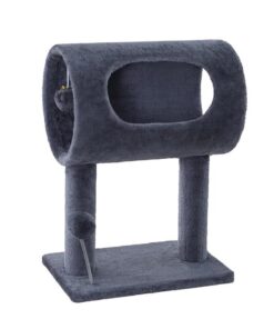 Cat Tree 53cm Scratching Post Tower Scratcher Wood Condo House Trees Grey