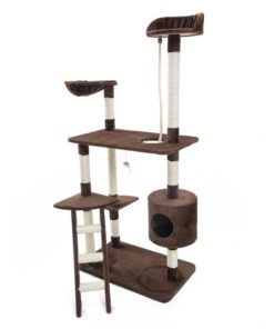 Cat Tree Multi Level Scratcher FUJI 170cm BROWN