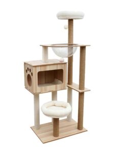 Cat Tree Scratching Post Trees Scratcher Tower Condo House Furniture