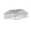 Chicken Coop Cage 3x6x2m Galvanised Steel