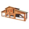 Chicken Coop Rabbit Hutch 169cm x 52cm x 72cm Large Chicken Coop Wooden House Run Cage