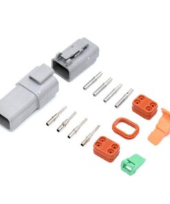 Deutsch DT 4-Way 4 Pin Electrical Connector Plug Kit #DT4 Trailer Waterproof AU