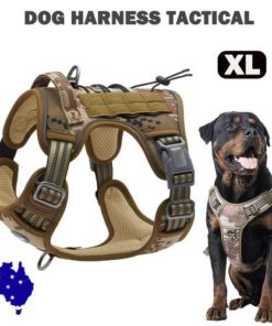 Dog Harness Tactical No Pull Adjustable Pet Military Working Training Vest XL
