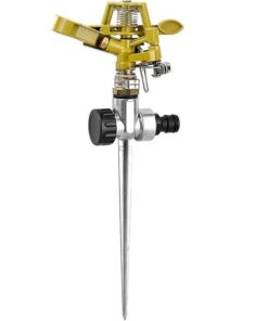 Easy to Install Irrigation Sprinkler 360 Degree Rotating Sprinkler Gun Zinc Alloy Adjustable Rocker Sprinkler