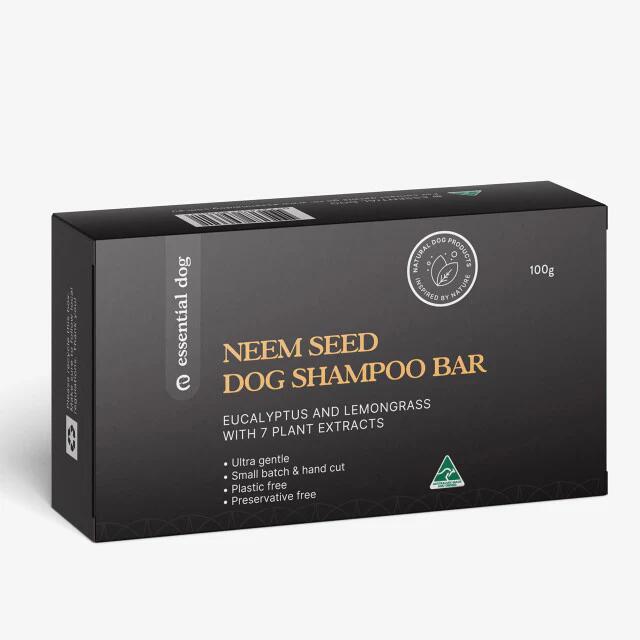 Essential Dog Shampoo Bar (Eucalyptus, Neem & Lemongrass)