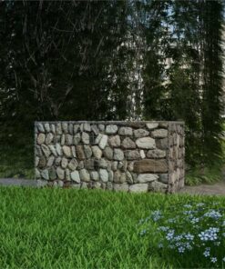 Gabion Basket Galvanised Steel 100x50x50 cm