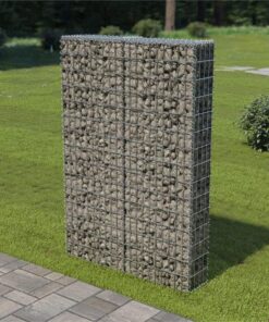 Gabion Wall with Covers Galvanised Steel 100x20x150 cm