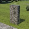Gabion Wall with Covers Galvanised Steel 50x20x100 cm